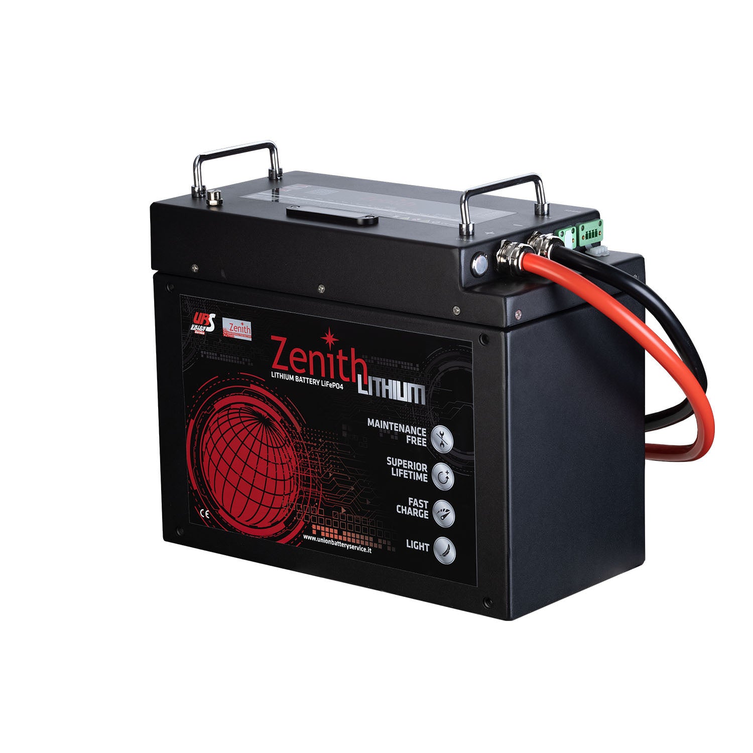 Batteria auto Zenith Power Pack al LifePO4 ZLI024065 25, LITIO 25.6V 100Ah